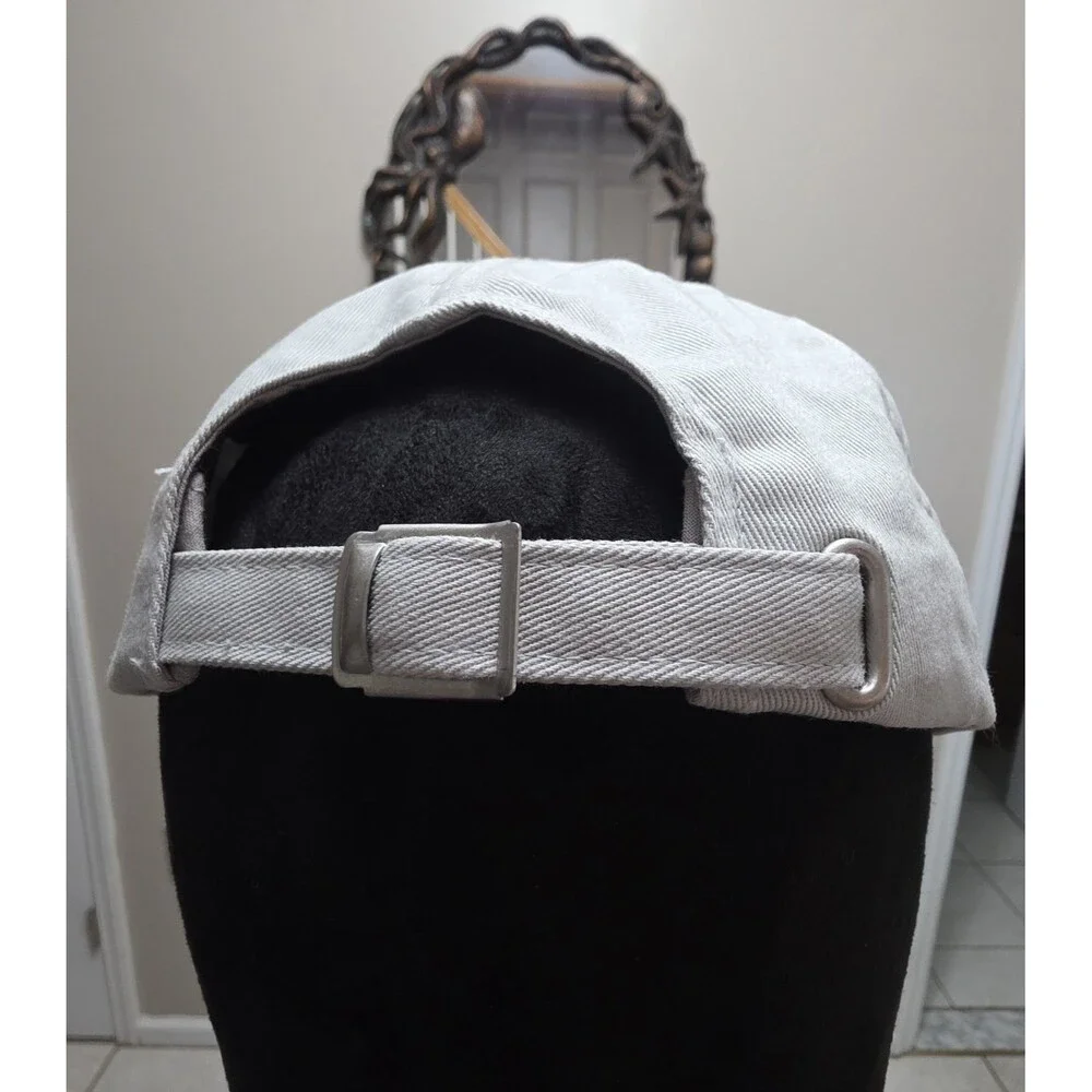 Volcom Stone Wonder Sunflower Dad Hat Light Gray Adjustable Strapback Cap OSFM